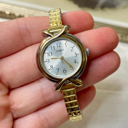 Timex Ladies Watch Gold and Silver Toned 5.25” NON WORKING