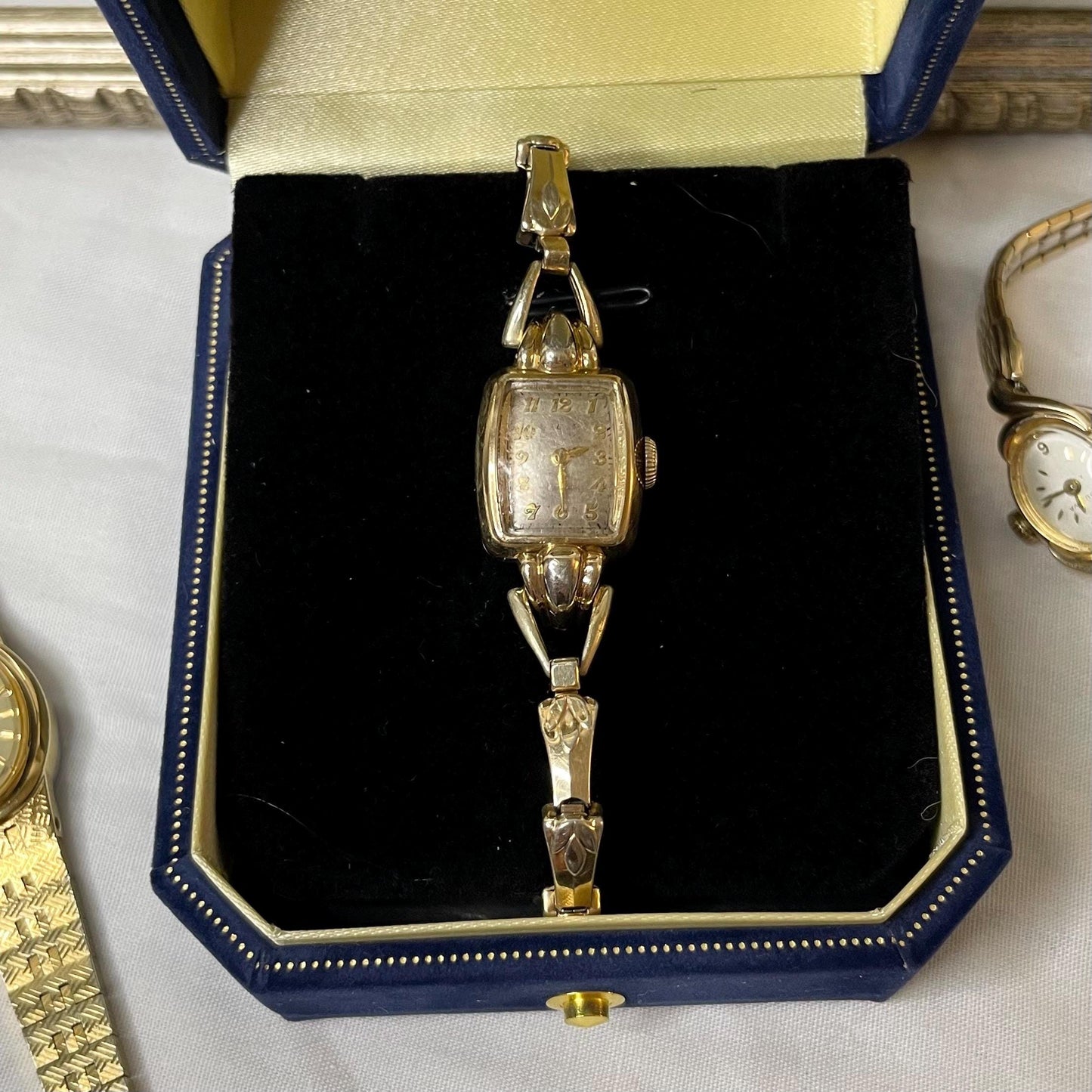 10K Gold FILLED Gruen Ladies Watch 6” NON WORKING