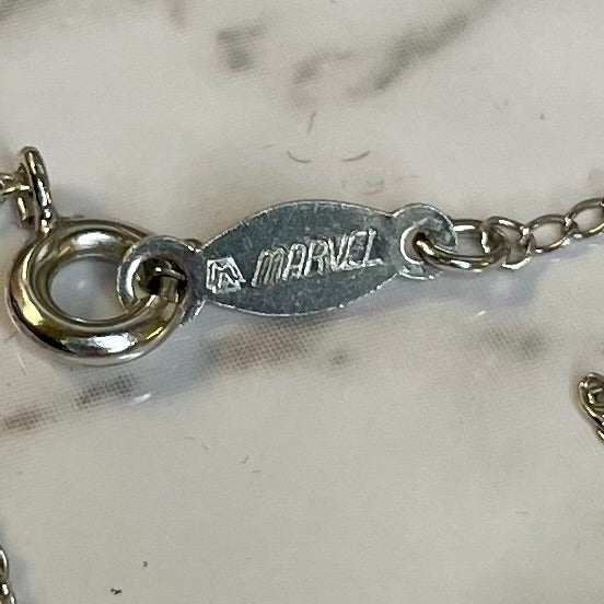 Vintage 925 Silver Mother of Pearl Cameo Pendant Necklace - 16” Long