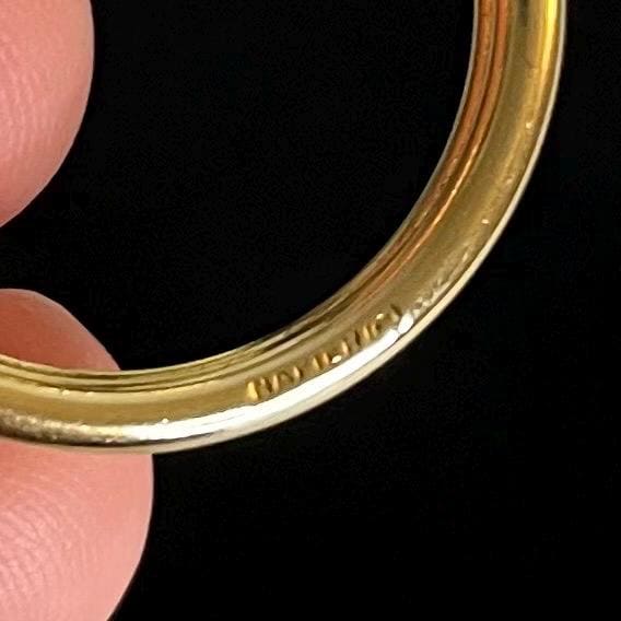 Gold Toned NAPIER Trumpet Brooch