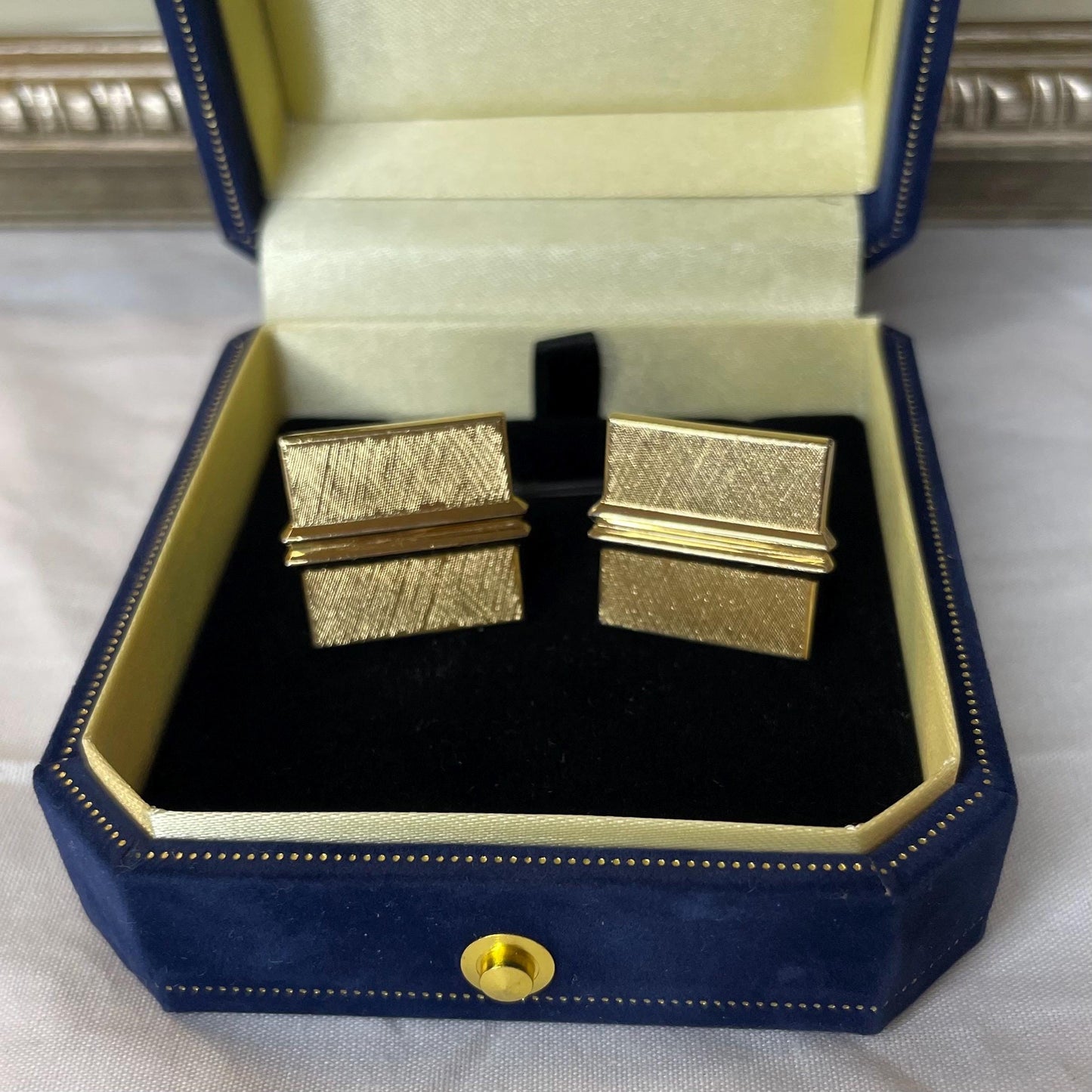 Gold Toned SWANK Cufflinks
