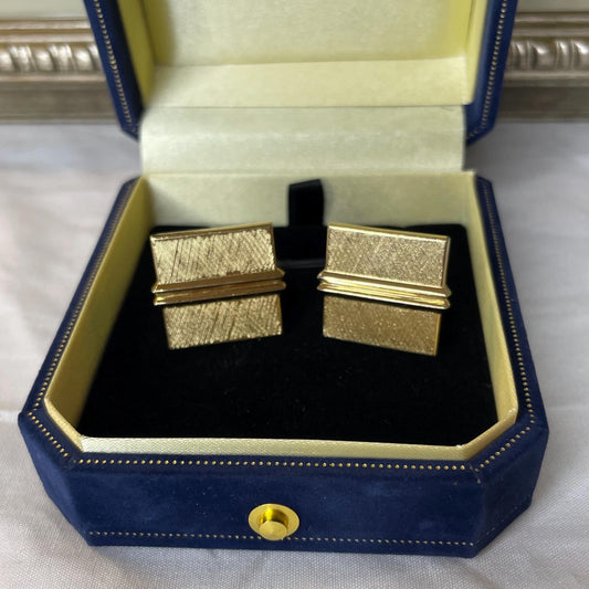 Gold Toned SWANK Cufflinks