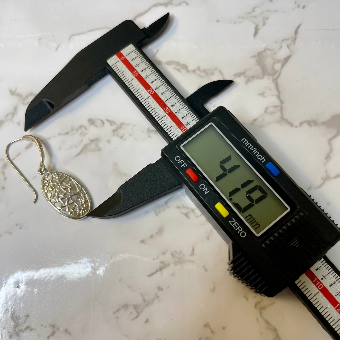 Vintage 925 Sterling Silver Filigree Earrings