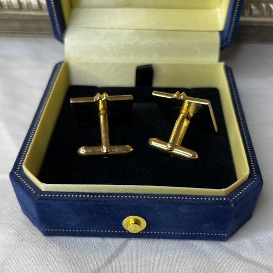 Gold Toned SWANK Cufflinks