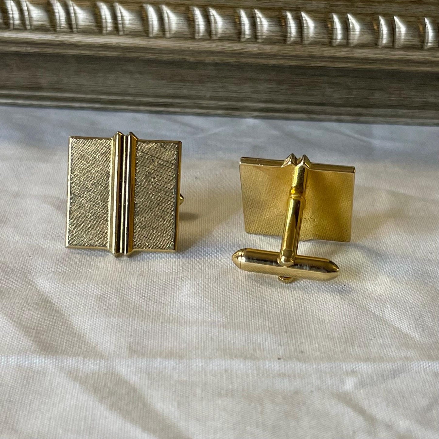 Gold Toned SWANK Cufflinks