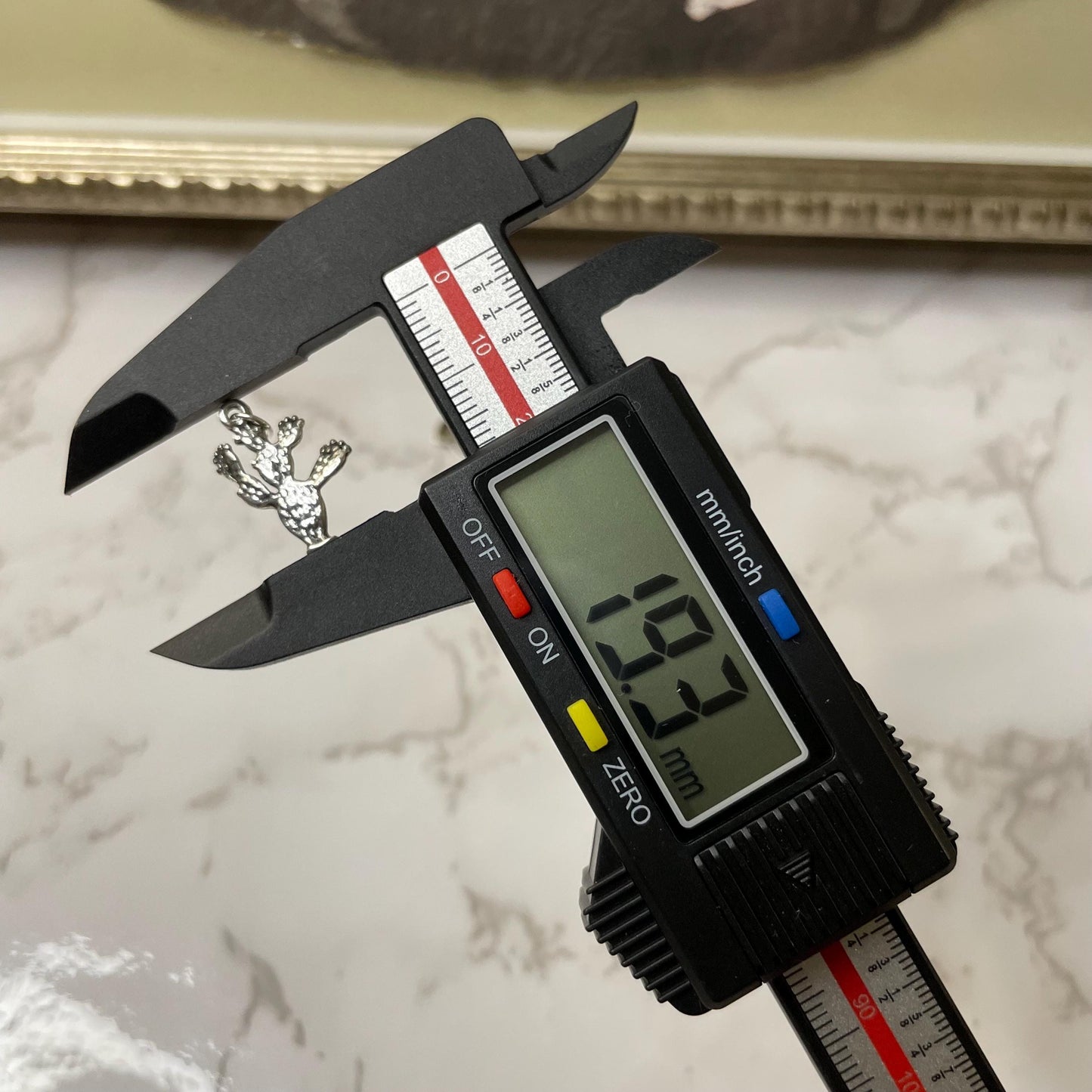 925 Sterling Silver Cactus Charm