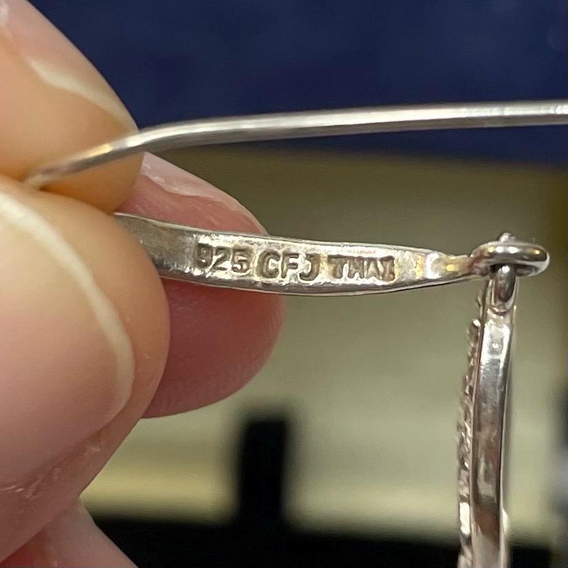 Vintage 925 Sterling Silver Filigree Earrings