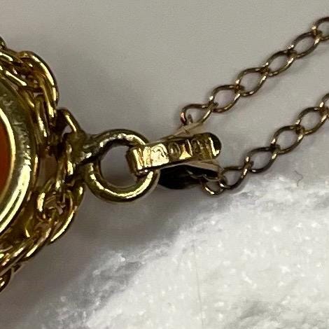 12K Gold FILLED Cameo Pendant - Pendant Only